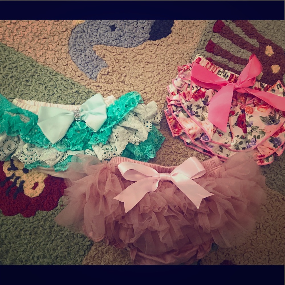 Girl ruffle bottoms bundle